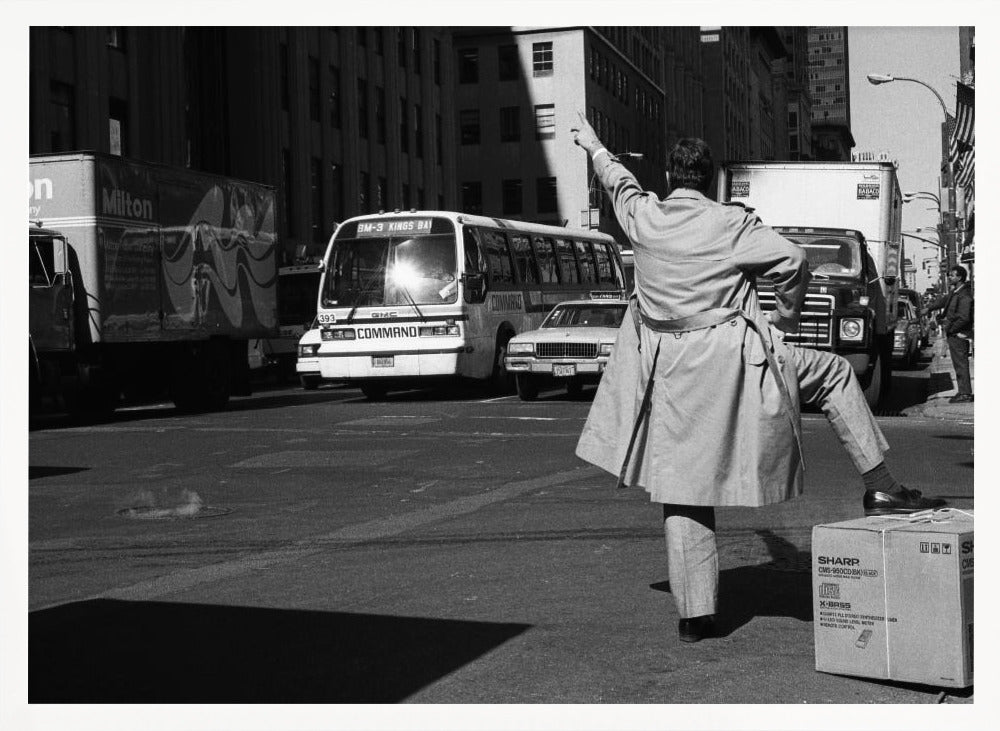 Bus please! (from the series "Manly") Poster